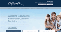 Desktop Screenshot of buttermilkdentistry.com